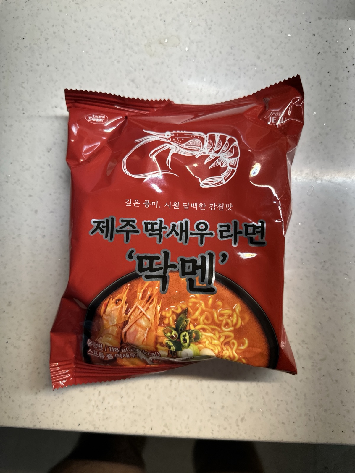 제주 딱새우라면 딱멘